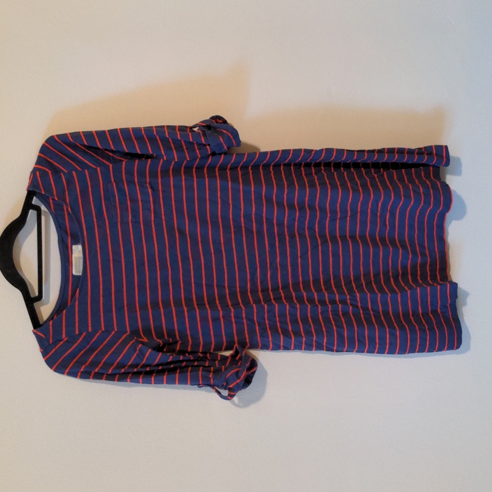 Striped maternity tunic